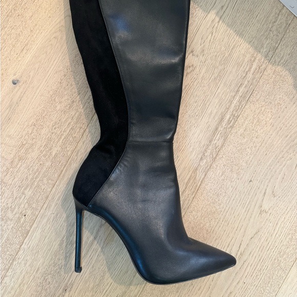 Brand New Black Heel Boots - Picture 1 of 6